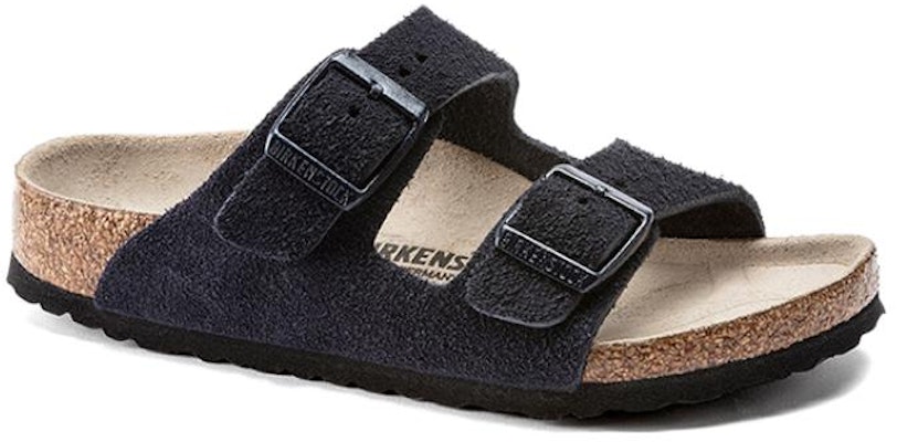 (Preschool) Birkenstock Suede Soft Footbed Buckle Slippers 'Midnight Blue Narrow Edition' 1021733 Order (Preschool) Birkenstock Suede Soft Footbed Buckle Slippers 'Midnight Blue Narrow Edition' 1021733