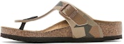 Buy (Preschool) Birkenstock Thong Sandal Narrow 'Camouflage Brown' 1024727