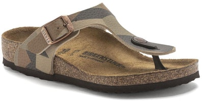 (PS) Birkenstock 迷彩棕色窄版人字拖凉鞋 1024727 Order (PS) Birkenstock 迷彩棕色窄版人字拖凉鞋 1024727