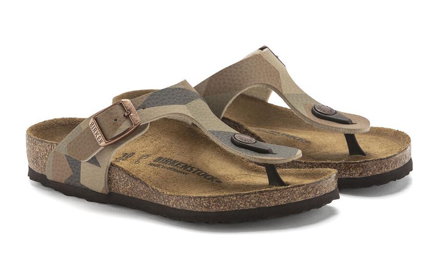 Lookbook (PS) Birkenstock Sandalia Tipo Tanga Estrecha 'Camuflaje Marrón' 1024727