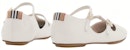 (Preschool) Burberry Ballet Flat 'White Patent Leather with Buckle' 80492061