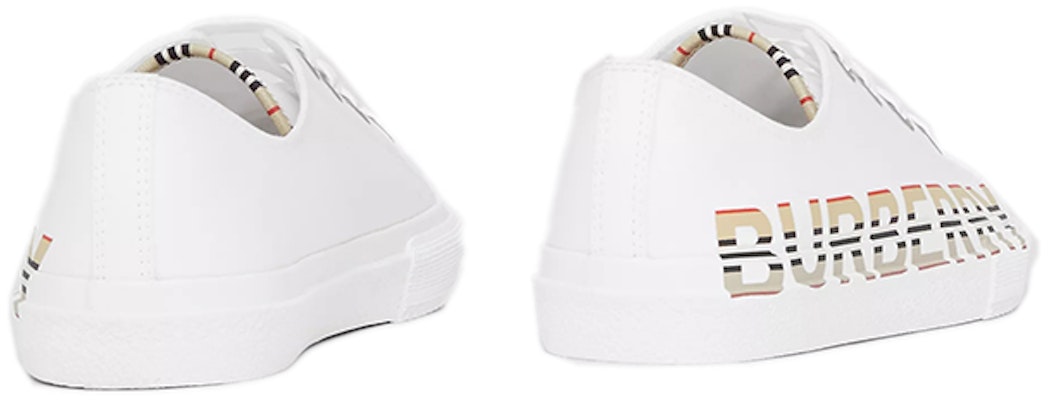 (PS) Burberry Cotton Gabardine 'Cetakan Logo Belang - Optic Putih' 80385001 Shop (PS) Burberry Cotton Gabardine 'Cetakan Logo Belang - Optic Putih' 80385001