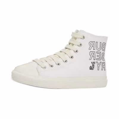 (PS) Burberry High-Top Canvas 'Fashion White'