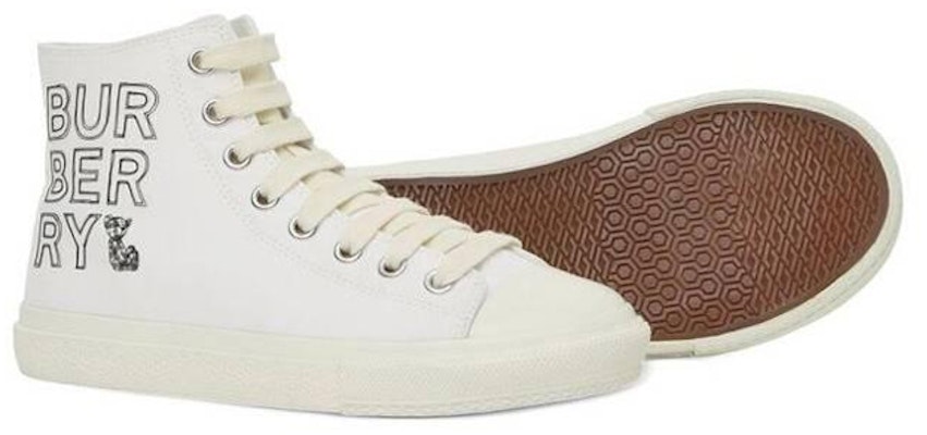 (Preschool) Burberry High-Top Canvas 'Fashion White' 80547561 Lookbook (Preschool) Burberry High-Top Canvas 'Fashion White' 80547561