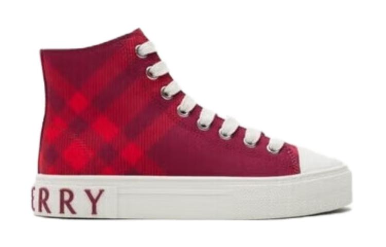 Order (PS) 博柏利高帮帆布鞋“红色休闲” 80693061