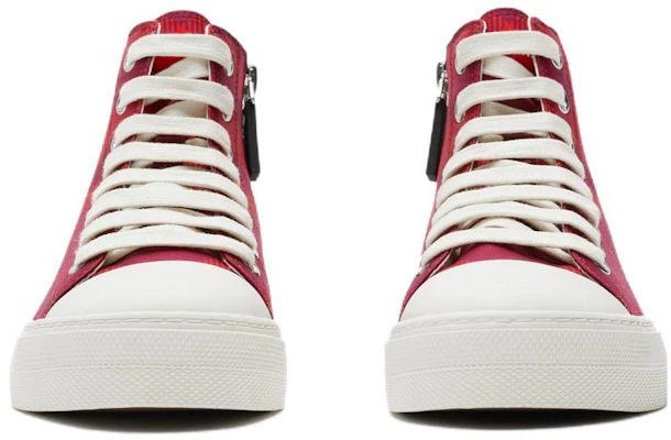 (PS) Sneaker Tinggi Burberry Canvas 'Red Comfort' 80789211 Lookbook (PS) Sneaker Tinggi Burberry Canvas 'Red Comfort' 80789211