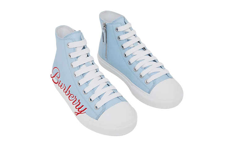 Lookbook (PS) Zapatillas Altas de Lona Burberry 'Blue Zip' Moda. 80627431