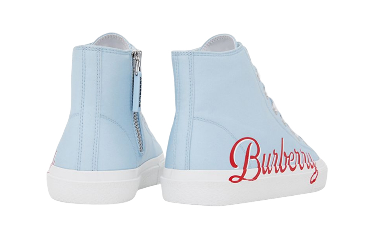 Shop (PS) Zapatillas Altas de Lona Burberry 'Blue Zip' Moda. 80627431
