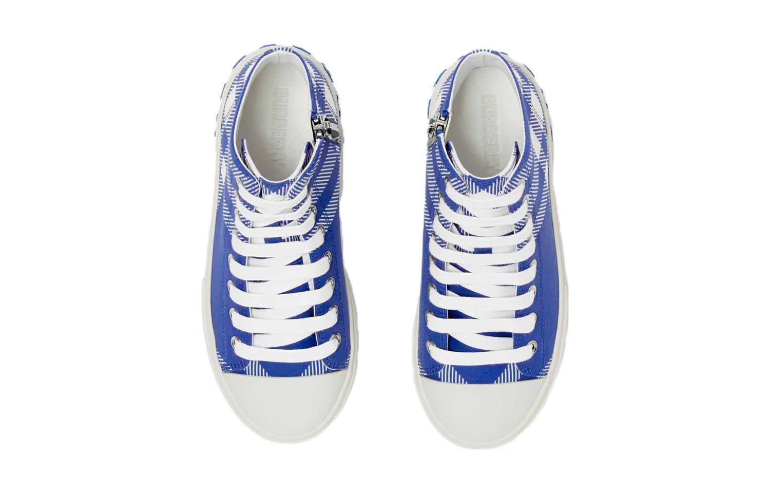 Order (PS) (未就学児用) バーバリー ハイトップ キャンバス スニーカー 'ブルー' 80789231 80789231