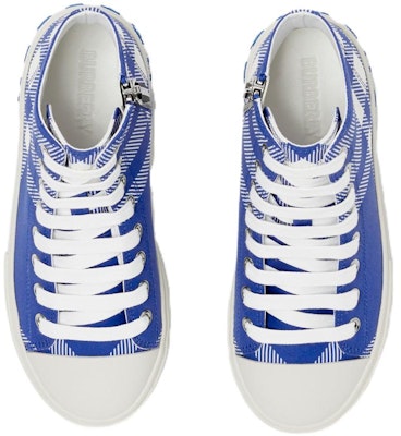 (PS) 버버리 하이탑 캔버스 스니커 '블루' 80789231 Order (PS) 버버리 하이탑 캔버스 스니커 '블루' 80789231