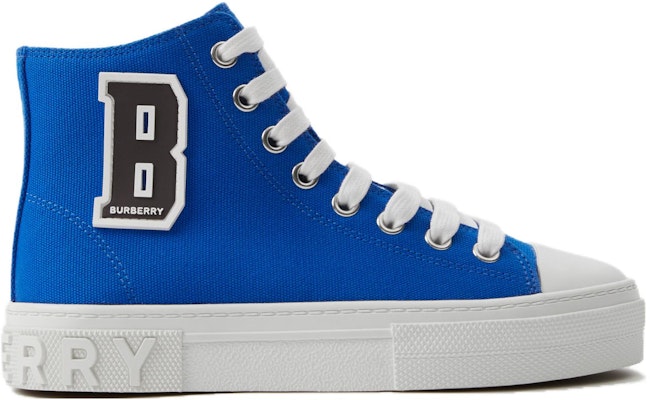 (PS) Sneaker Kanvas Tinggi Burberry 'Biru' 80693101 Order (PS) Sneaker Kanvas Tinggi Burberry 'Biru' 80693101