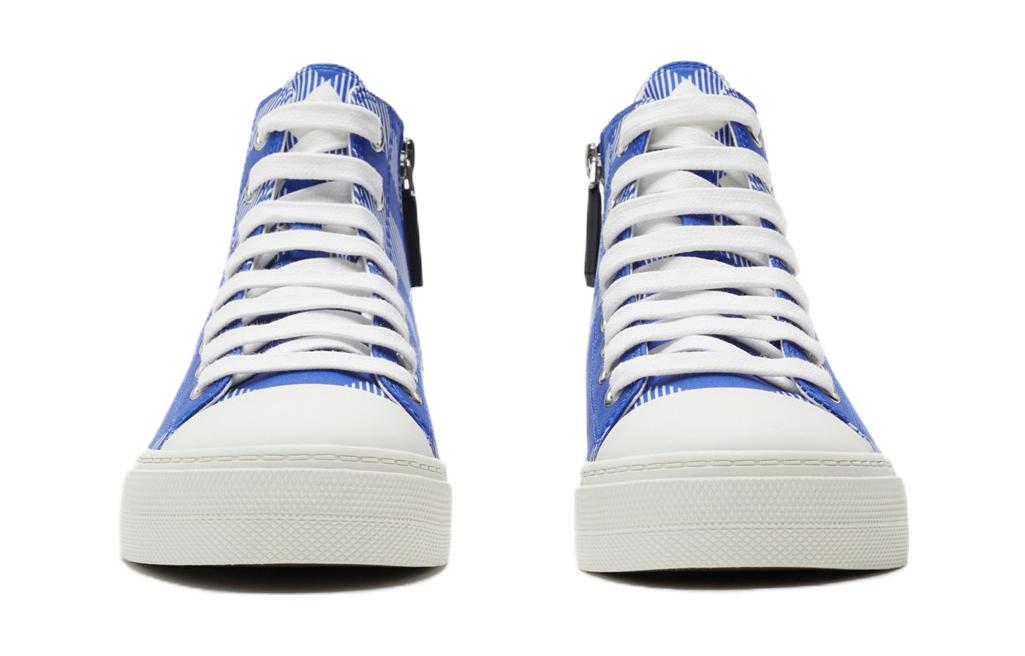 Lookbook (PS) (未就学児用) バーバリー ハイトップ キャンバス スニーカー 'ブルー' 80789231 80789231