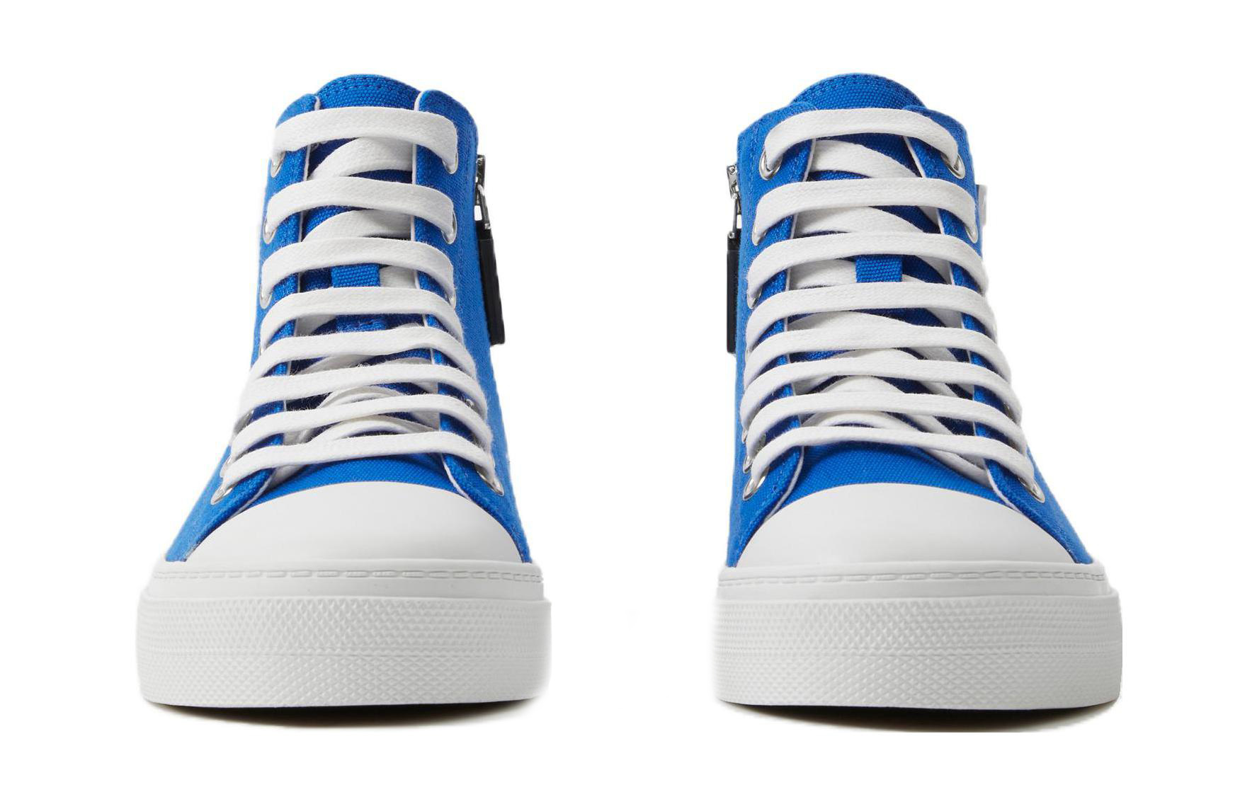 Lookbook (Preschool) Burberry High-Top Canvas Sneaker 'Blue' 80693101