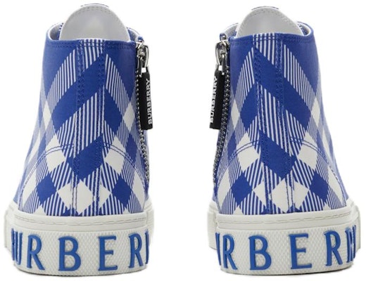 (PS) Zapatillas Altas de Lona Burberry 'Azules' 80789231 Shop (PS) Zapatillas Altas de Lona Burberry 'Azules' 80789231