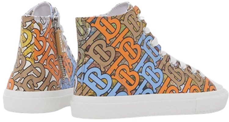 (Preschool) Burberry High-Top Lace-Up 'Letter Print Multicolor' 80626851 Shop (Preschool) Burberry High-Top Lace-Up 'Letter Print Multicolor' 80626851