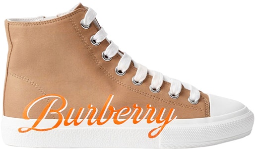 (PS) 버버리 하이탑 레이스업 스니커즈 '라이트 브라운 로고' 80627451 Order (PS) 버버리 하이탑 레이스업 스니커즈 '라이트 브라운 로고' 80627451