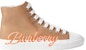 (Preschool) Burberry High-Top Lace-Up Sneakers 'Light Brown Logo' 80627451