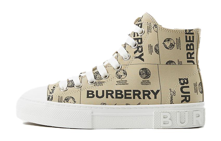 (Preschool) Burberry High-Top Sneaker 'Archive Beige' 80693141