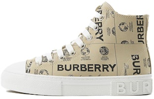 (Preschool) Burberry High-Top Sneaker 'Archive Beige' 80693141 (Preschool) Burberry High-Top Sneaker 'Archive Beige' 80693141