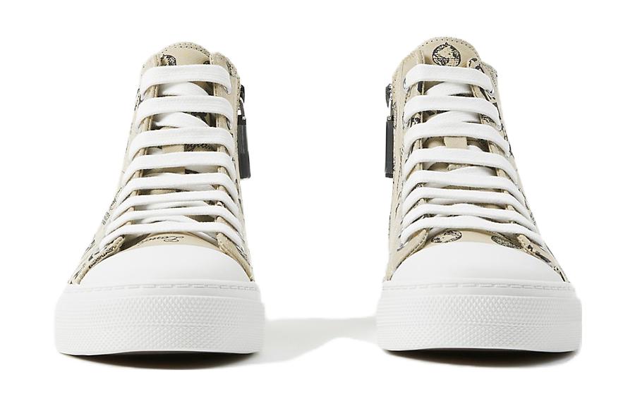 Lookbook (PS) （幼兒款）巴寶莉高筒運動鞋「檔案米色」款號 80693141 80693141