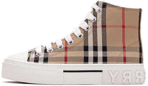 (PS) (學齡前)Burberry高筒運動鞋經典白色棕色款 80665991 80665991 Buy (PS) (學齡前)Burberry高筒運動鞋經典白色棕色款 80665991 80665991