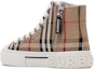 Shop (PS) (學齡前)Burberry高筒運動鞋經典白色棕色款 80665991 80665991