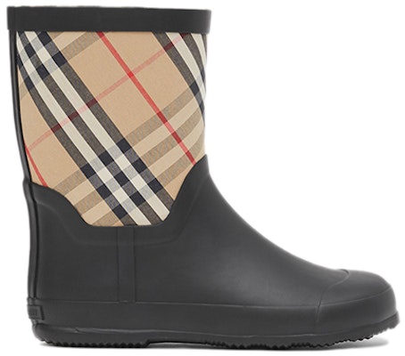 (Preschool) Burberry House Check Rubber Rain Boots 'Classic Beige' 80308471 Order (Preschool) Burberry House Check Rubber Rain Boots 'Classic Beige' 80308471