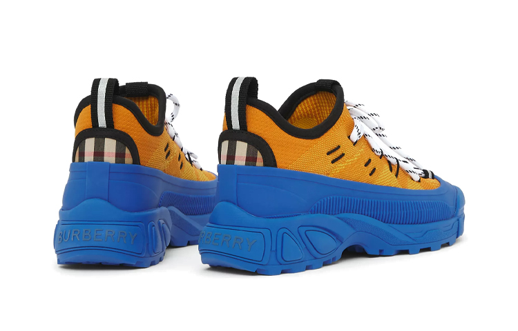 Lookbook (PS) バーバリー ニット ナイロン スニーカー 'ブルー イエロー' 80491311