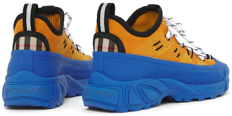 (Preschool) Burberry Knit Nylon Sneaker 'Blue Yellow' 80491311 Lookbook (Preschool) Burberry Knit Nylon Sneaker 'Blue Yellow' 80491311