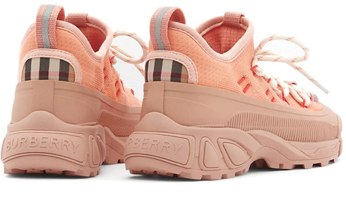 (Preschool) Burberry Knit Nylon Sneaker 'Pink Brown' 80491511 Shop (Preschool) Burberry Knit Nylon Sneaker 'Pink Brown' 80491511