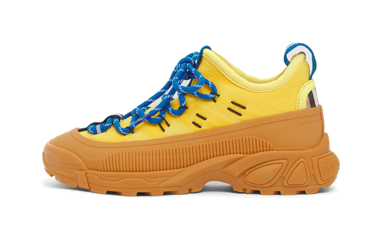 Buy (PS) Burberry 針織尼龍運動鞋 '黃色藍色' 80491421