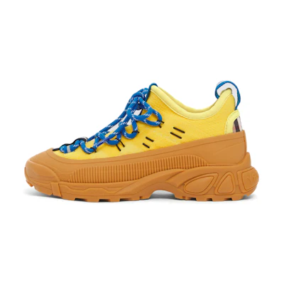 (PS) Burberry Knit Nylon Sneaker 'Yellow Blue'