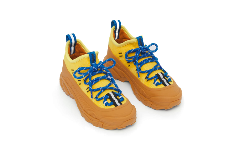 Lookbook (PS) Burberry 針織尼龍運動鞋 '黃色藍色' 80491421