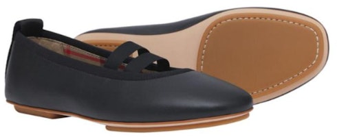 (PS) 버버리 레더 발레 플랫 '블랙 로고' 80491821 Purchase (PS) 버버리 레더 발레 플랫 '블랙 로고' 80491821