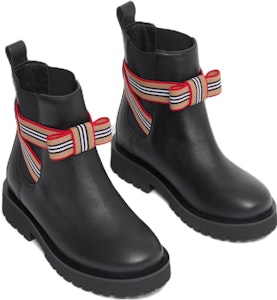 (PS) Burberry 皮革條紋帶切爾西靴 '黑色' 80529961 Lookbook (PS) Burberry 皮革條紋帶切爾西靴 '黑色' 80529961