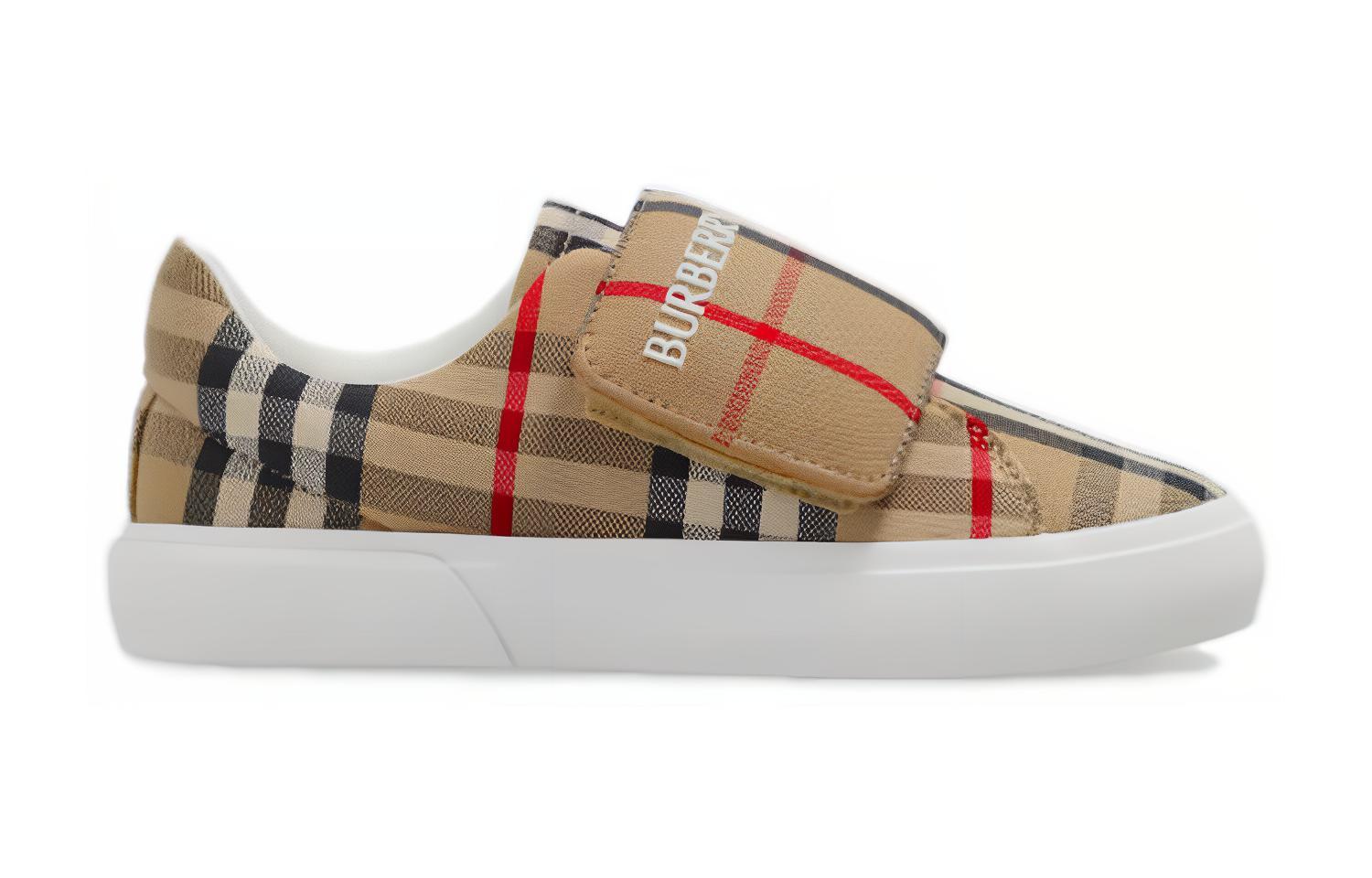 Order (PS) （學前班）Burberry 低幫運動鞋'舒適百搭棕色' 80790751 80790751