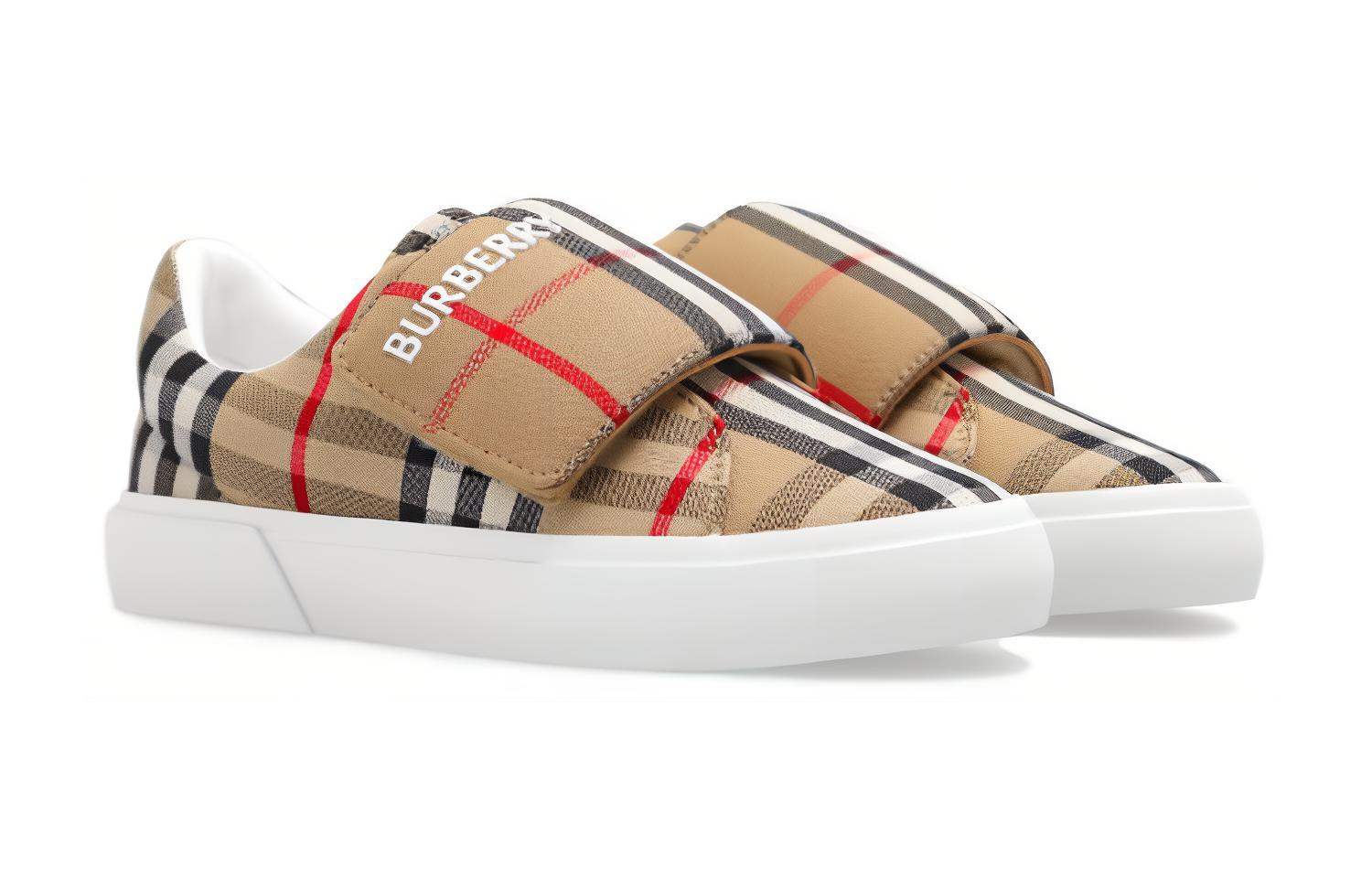 Lookbook (PS) （學前班）Burberry 低幫運動鞋'舒適百搭棕色' 80790751 80790751