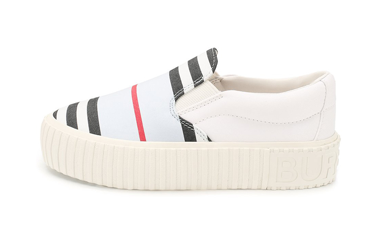 (Preschool) Burberry Low-Top 'White Cotton Fashion' 80232121