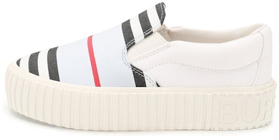 (Preschool) Burberry Low-Top 'White Cotton Fashion' 80232121 (Preschool) Burberry Low-Top 'White Cotton Fashion' 80232121
