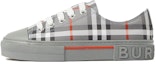 Buy (PS) 버버리 로우탑 스니커즈 '쿨 차콜 그레이' 80733671