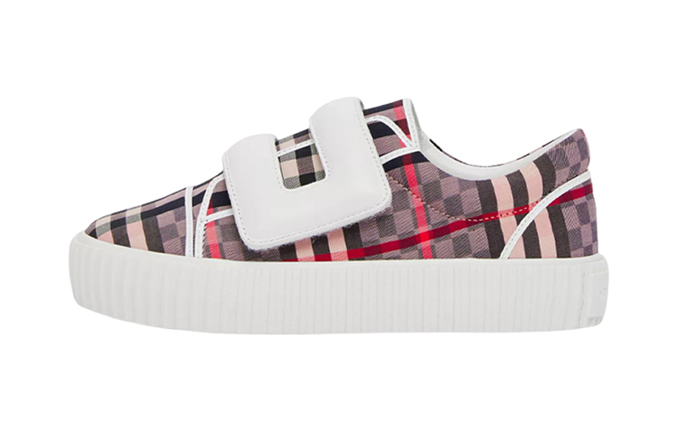 (Preschool) Burberry Low-Top Sneaker 'Purple Black Red' 80494031