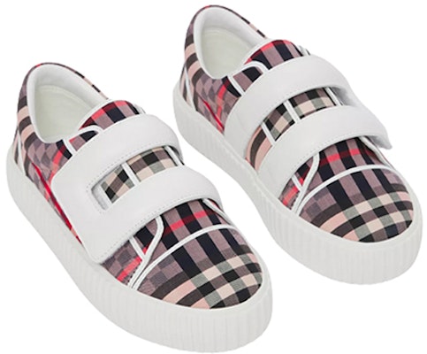 (Preschool) Burberry Low-Top Sneaker 'Purple Black Red' 80494031 Order (Preschool) Burberry Low-Top Sneaker 'Purple Black Red' 80494031