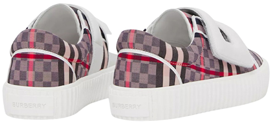 (Preschool) Burberry Low-Top Sneaker 'Purple Black Red' 80494031 Lookbook (Preschool) Burberry Low-Top Sneaker 'Purple Black Red' 80494031