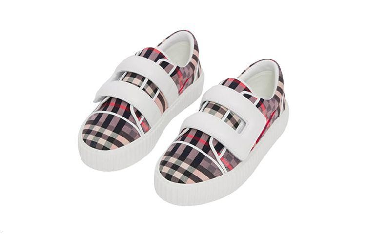 Lookbook (PS) バーバリー ローカット スニーカー 'パープル ブラック レッド' 80494031