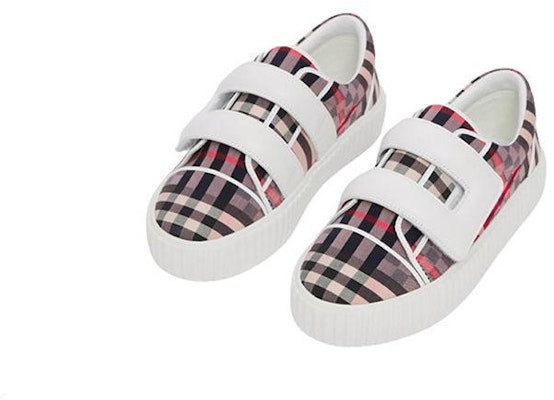 (Preschool) Burberry Low-Top Sneaker 'Purple Black Red' 80494031 Lookbook (Preschool) Burberry Low-Top Sneaker 'Purple Black Red' 80494031