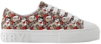 Order (Preschool) Burberry Low-Top Sneaker 'Teddy Bear Print - Red Orange' 80693031