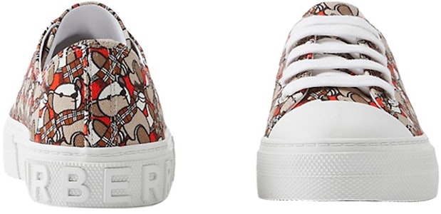 (PS) 버버리 로우탑 스니커즈 '테디베어 프린트 - 레드 오렌지' 80693031 Shop (PS) 버버리 로우탑 스니커즈 '테디베어 프린트 - 레드 오렌지' 80693031