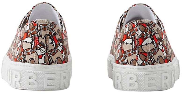 (Preschool) Burberry Low-Top Sneaker 'Teddy Bear Print - Red Orange' 80693031 Purchase (Preschool) Burberry Low-Top Sneaker 'Teddy Bear Print - Red Orange' 80693031