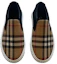Lookbook (PS) Burberry Sepatu Low-Top 'Vintage Check Hitam Kuning' 80058631
