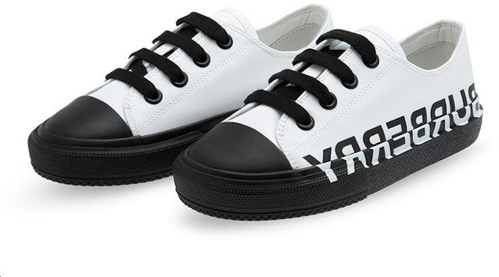 (Preschool) Burberry Low Top 'Black White' 80106371 Lookbook (Preschool) Burberry Low Top 'Black White' 80106371